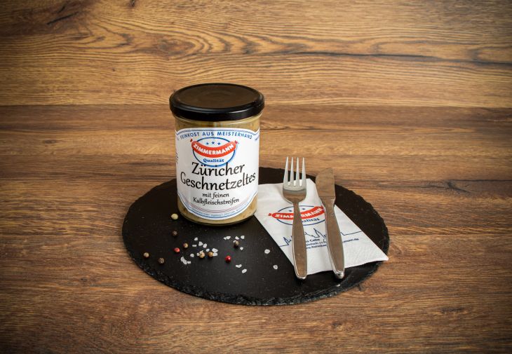 Züricher Geschnetzeltes im Glas